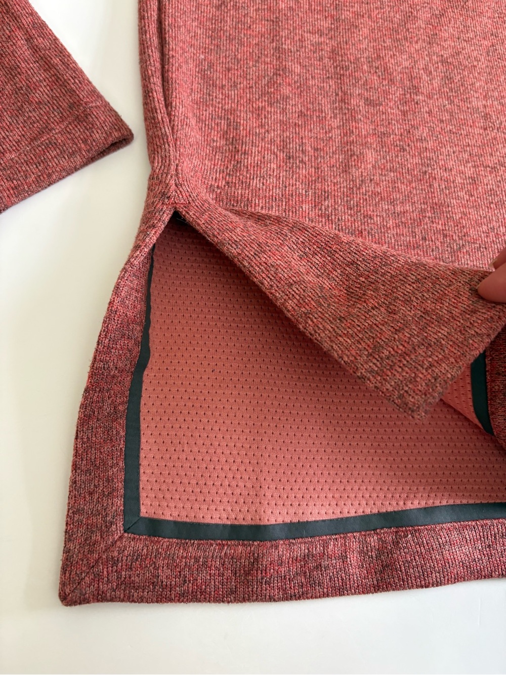 Arc’teryx Laina Sweater Heathered Rust Rose Funnel Neck Pullover Size XS - Picture 6 of 8